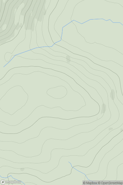 Thumbnail image for An Guirean [Loch Rannoch to Glen Lyon] showing contour plot for surrounding peak